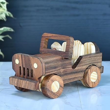 Handmade Wooden Open Gypsy Car Toy